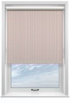 Emily Bond Oscar Stripe, Raspberry - Twist&Fit Roller Blind